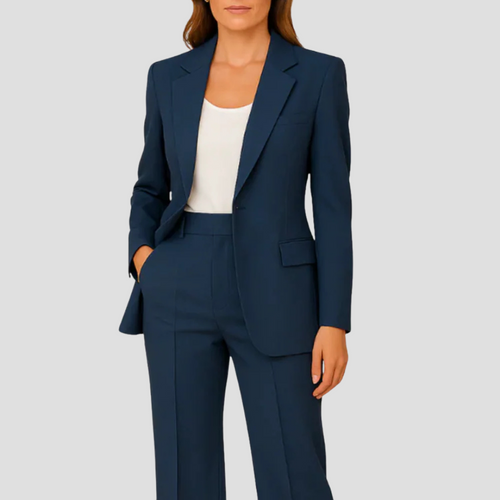 Women's Tailored Suit Set with Blazer