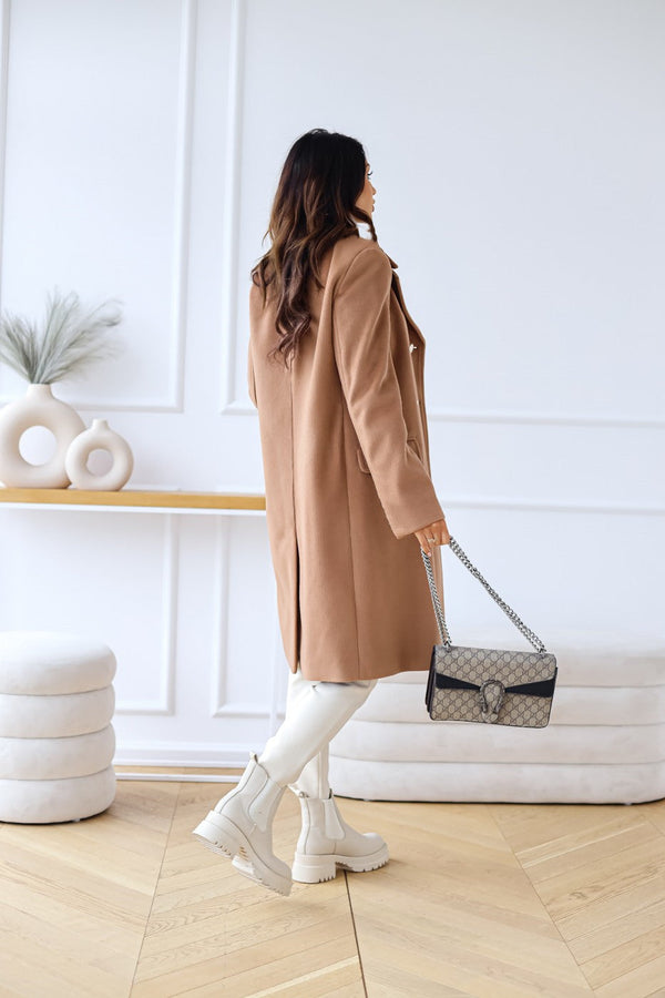 Women's Double-Breasted Long Coat