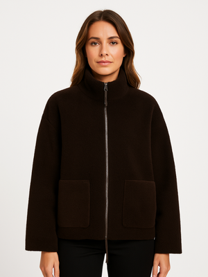 Cozy Teddy Oversized Warm Fleece Jacket for Women