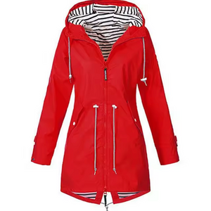 Women's Waterproof Hooded Parka Coat