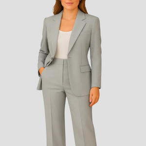 Women's Tailored Suit Set with Blazer