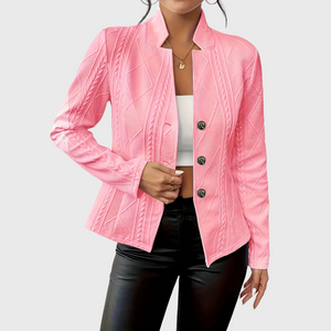 Blazer entallado para mujer con detalles refinados