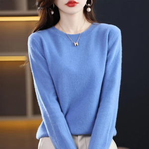 Women's Classic Crew Neck Knit Sweater
