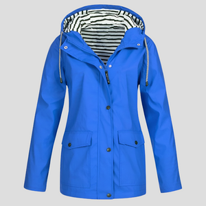 Women’s Casual Hooded Winter Jacket with Front Pockets and Relaxed Fit