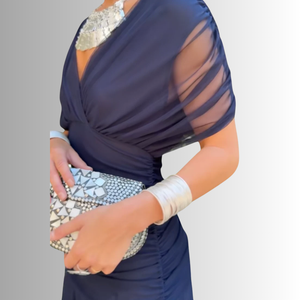 Women’s Elegant Off-Shoulder Evening Maxi Dress