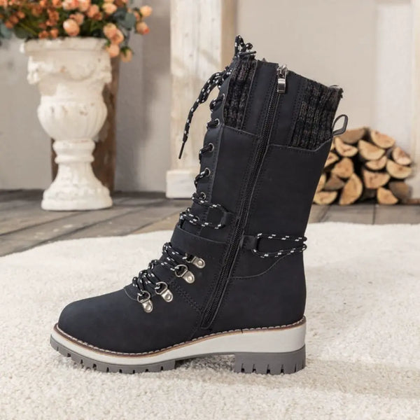 Women’s Winter Lace-Up Fur Lined Outdoor Boots