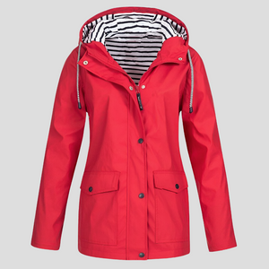 Women’s Casual Hooded Winter Jacket with Front Pockets and Relaxed Fit