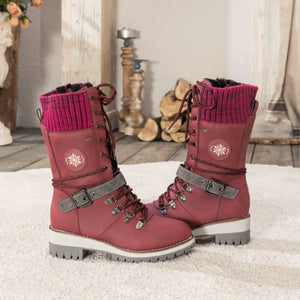 Women’s Winter Lace-Up Fur Lined Outdoor Boots