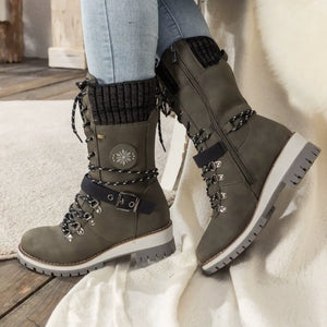 Women’s Winter Lace-Up Fur Lined Outdoor Boots