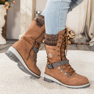 Women’s Winter Lace-Up Fur Lined Outdoor Boots