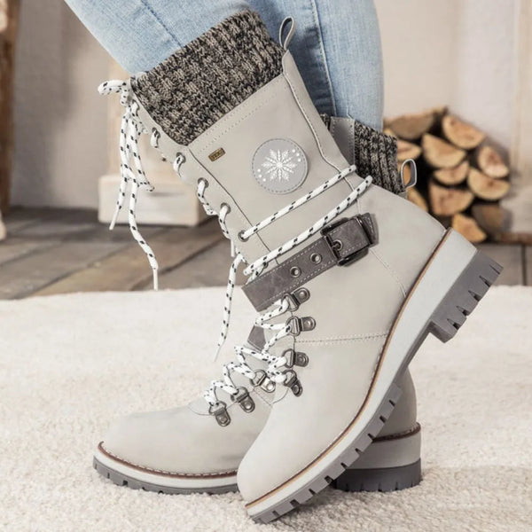 Women’s Winter Lace-Up Fur Lined Outdoor Boots