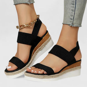 Women’s Espadrille Open-Toe Platform Sandals