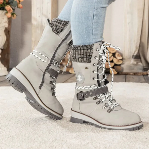 Women’s Winter Lace-Up Fur Lined Outdoor Boots