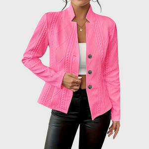 Blazer entallado para mujer con detalles refinados