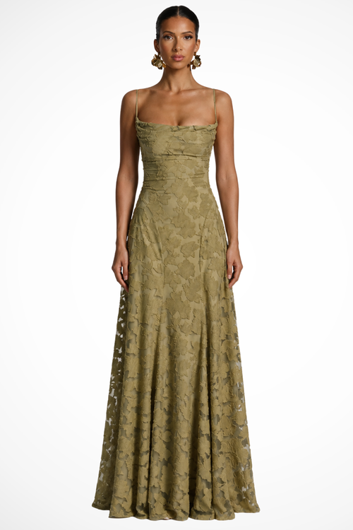 Women’s Floral Lace Mermaid Maxi Dress for Elegant Evening Events