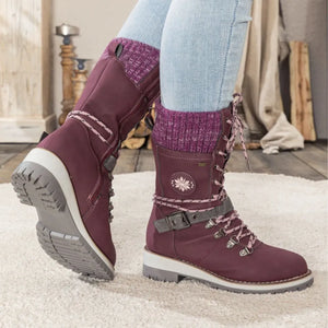Women’s Winter Lace-Up Fur Lined Outdoor Boots