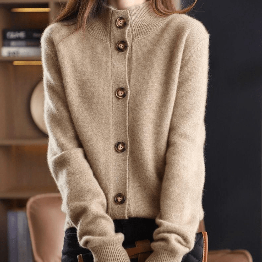 Women's Classic Button Front Knit Cardigan Sweater