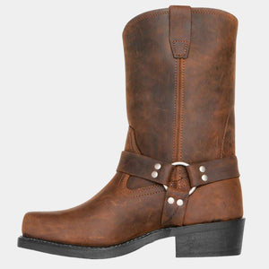 Botas vaqueras vintage para mujer estilo occidental