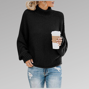 Women's Chunky Turtleneck Knit Sweater