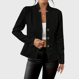 Blazer entallado para mujer con detalles refinados
