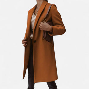 Women’s Longline Tailored Coat Elegant Fit