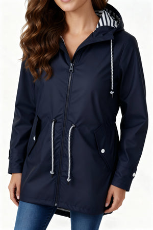 Women's Waterproof Hooded Parka Coat