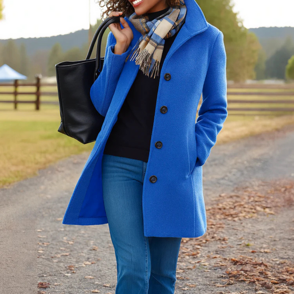 Women's Double-Breasted Mid-Length Winter Coat