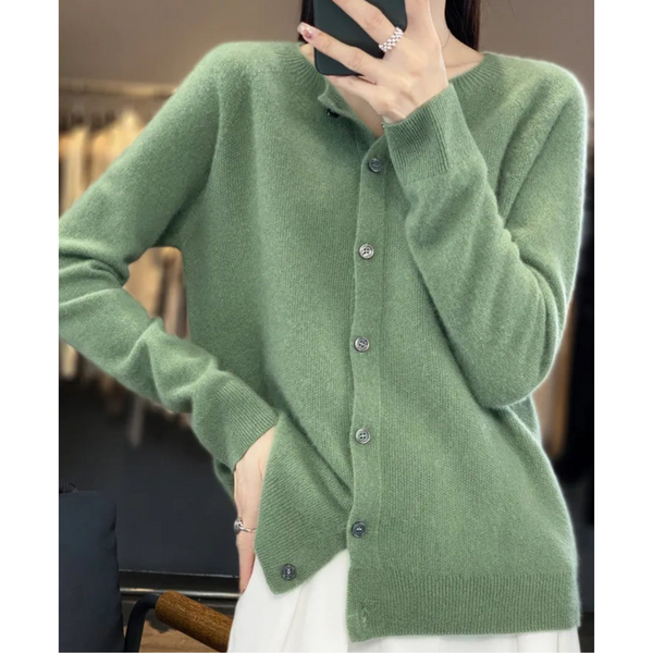 Women's Classic Soft-Knit Button Cardigan