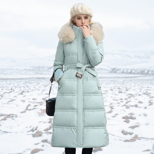 Warm Puffer Coat Faux Fur