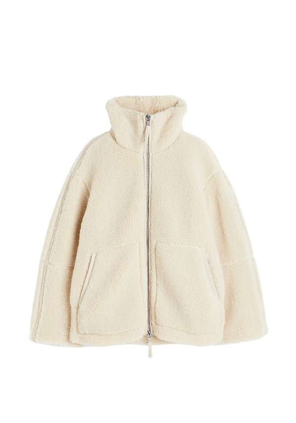 Cozy Teddy Oversized Warm Fleece Jacket for Women