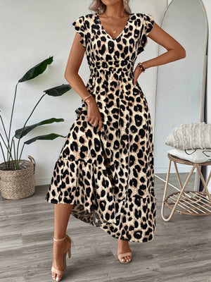 Women's Embroidered Boho A-Line Maxi Dress