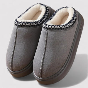 Women’s Plush-Lined Slip-On House Slippers