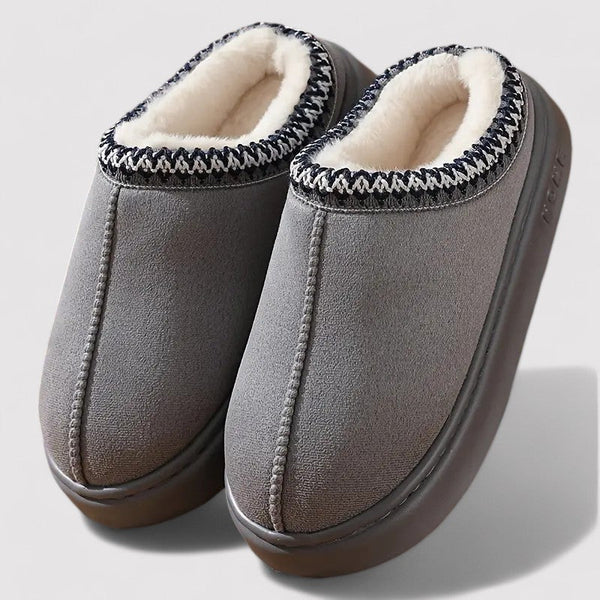 Women’s Plush-Lined Slip-On House Slippers