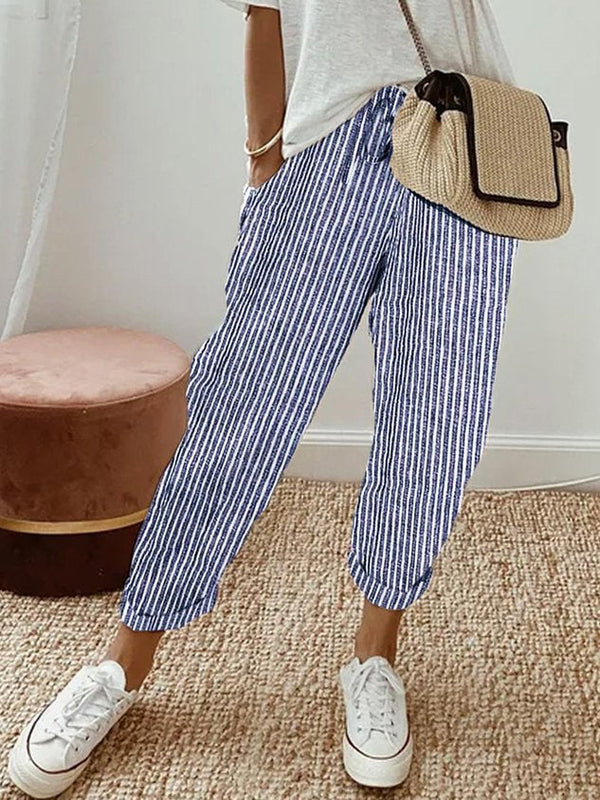 Women’s Relaxed Drawstring Tapered Casual Pants