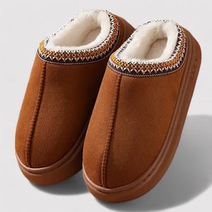 Women’s Plush-Lined Slip-On House Slippers