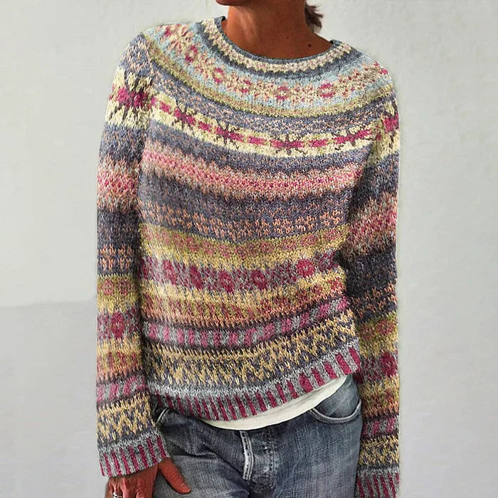 Cozy Fair Isle Women's Pullover Sweater