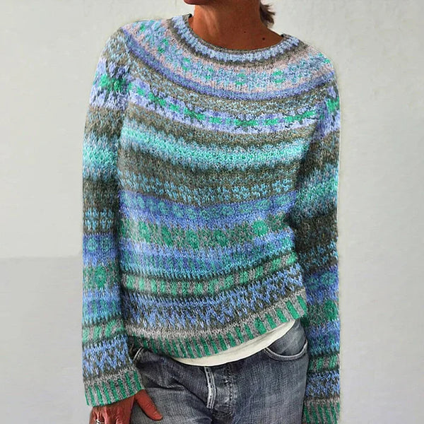 Cozy Fair Isle Women's Pullover Sweater