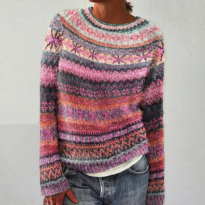 Cozy Fair Isle Women's Pullover Sweater