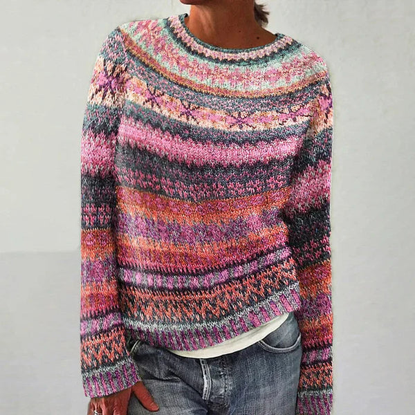 Cozy Fair Isle Women's Pullover Sweater