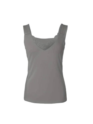 Elegant Lace-Trimmed Women’s Sleeveless Tank Top