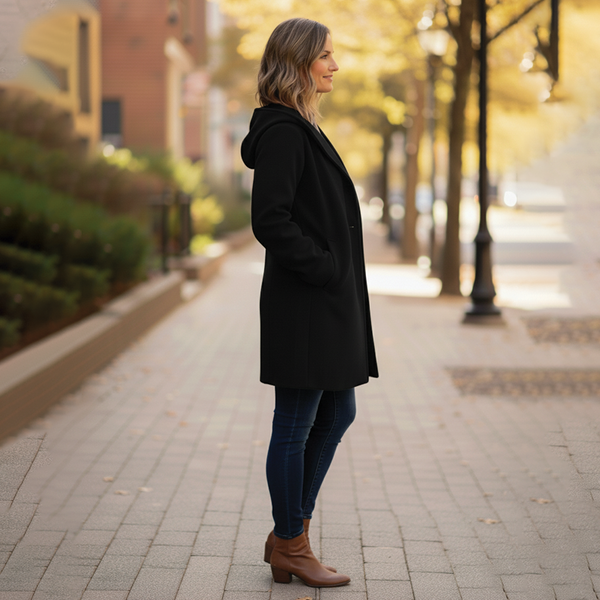 Cozy Oversized Hooded Coat for Women