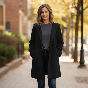 Cozy Oversized Hooded Coat for Women