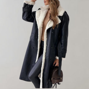Cozy Women's Coat Long Teddy