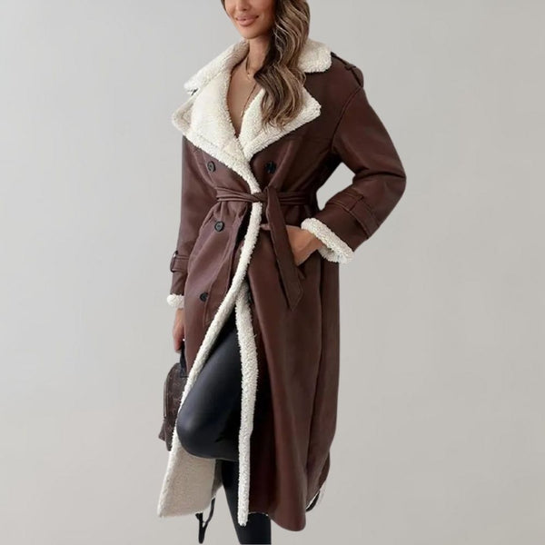 Cozy Women's Coat Long Teddy