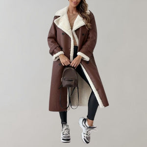 Cozy Women's Coat Long Teddy