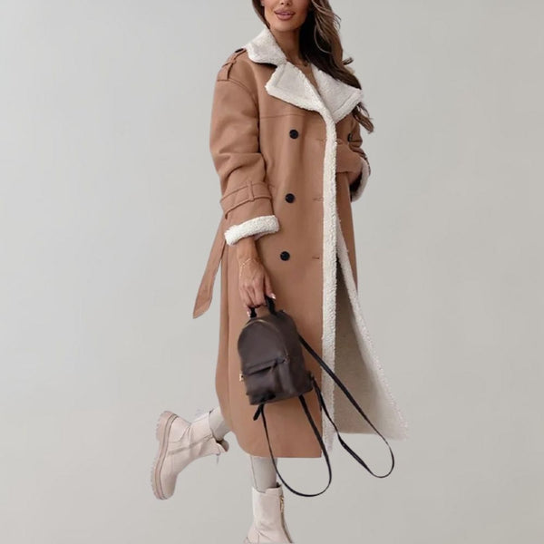 Cozy Women's Coat Long Teddy