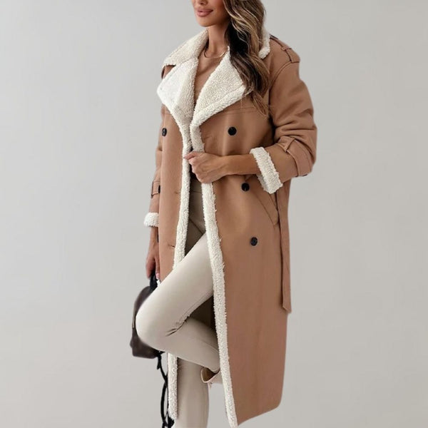Cozy Women's Coat Long Teddy