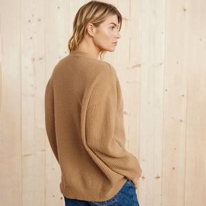 Women's Oversized Button Front Knit Cardigan