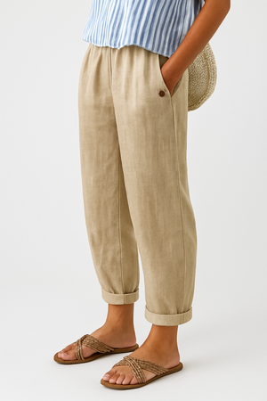 Women’s Relaxed Casual Loose Fit Ankle Pants
