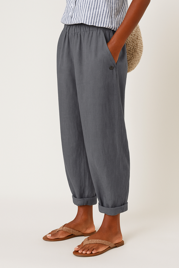 Women’s Relaxed Casual Loose Fit Ankle Pants